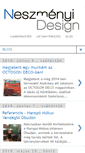 Mobile Screenshot of neszmenyidesign.com